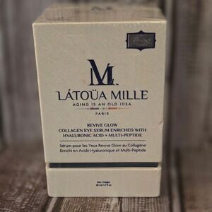 30ml Womens LÁTOUÄ MILLE Revive Glow Collagen Eye Serum Hyaluronic Acid New